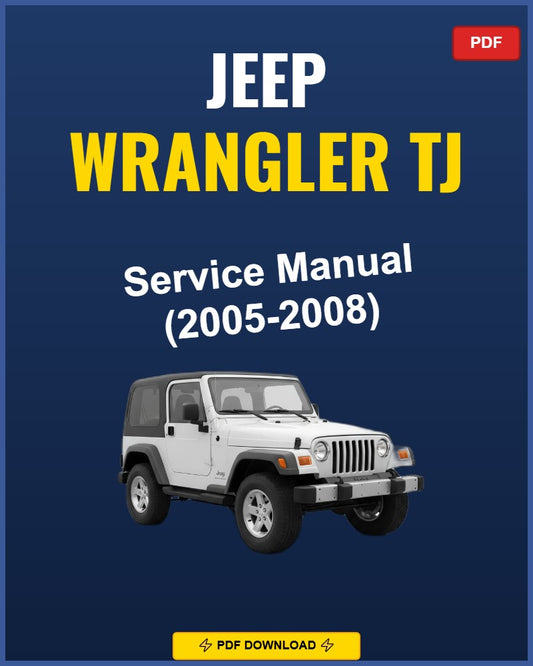 Jeep Wrangler Tj 2005 Repair Workshop Manual | 2005