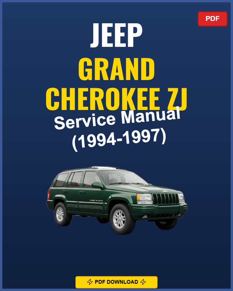 Jeep Grand Cherokee Zj 1994 Repair Workshop Manual | 1994