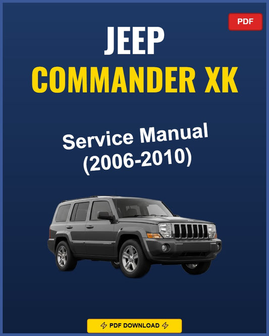 Jeep Commander Xk 2006-2010 Repair Workshop Manual | 2006 2007 2008 2009 201