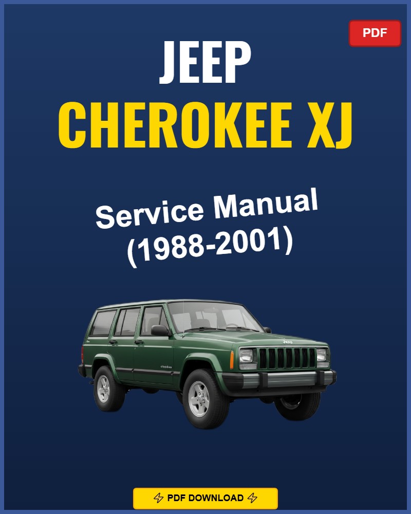 Jeep Cherokee Xj 1988-2001 Repair Workshop Manual | 1988 1989 1990 1991 1992