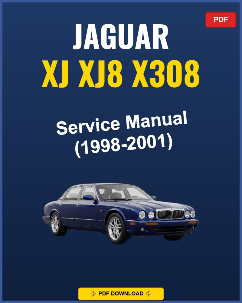 Jaguar XJ XJ8 X308 1998 Repair Workshop Manual | 1998