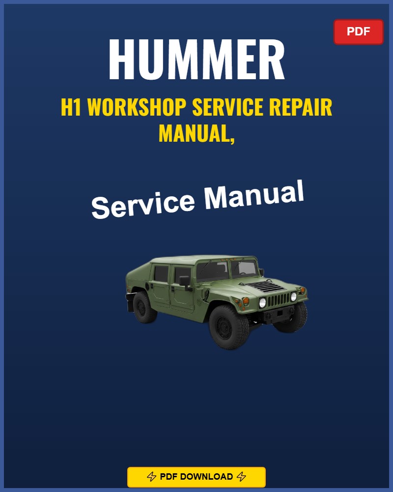 Hummer H1 Repair Workshop Manual