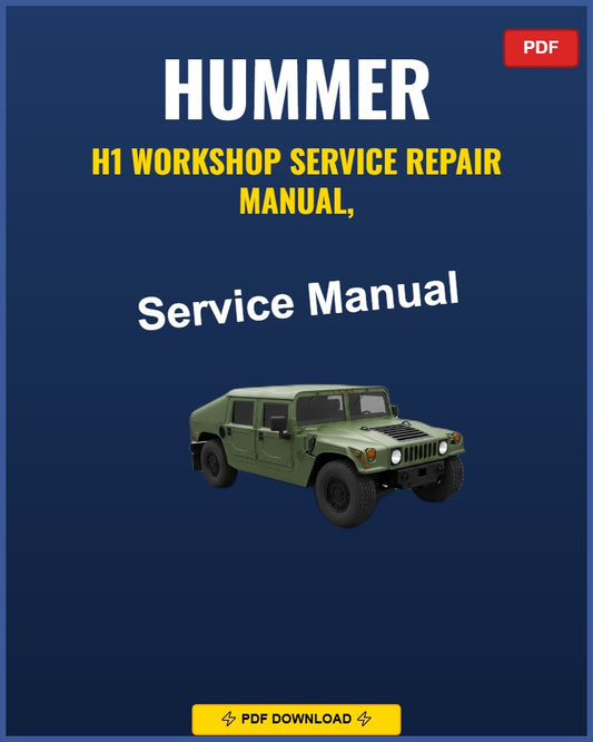 Hummer H1 Repair Workshop Manual