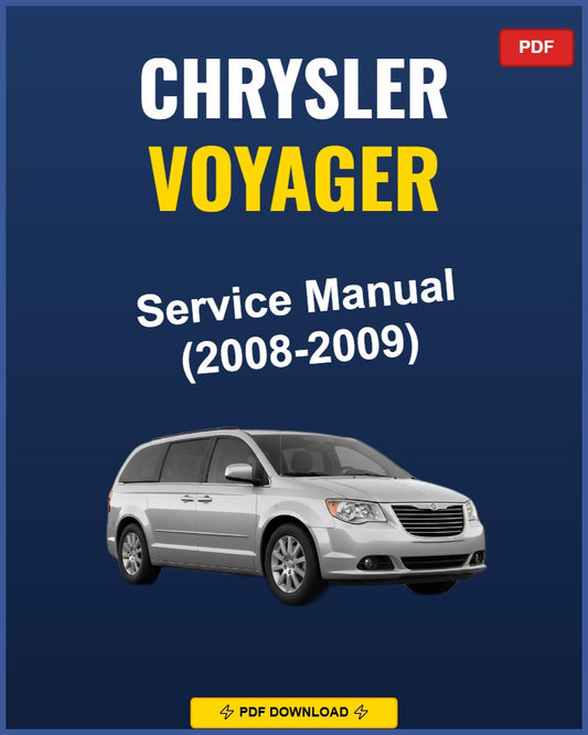 Chrysler Voyager 2008-2009 Repair Workshop Manual | 2008 2009