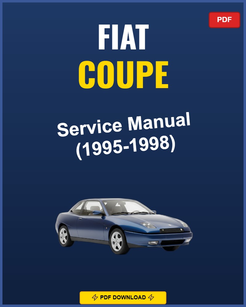 Fiat Coupe 1995 Repair Workshop Manual | 1995